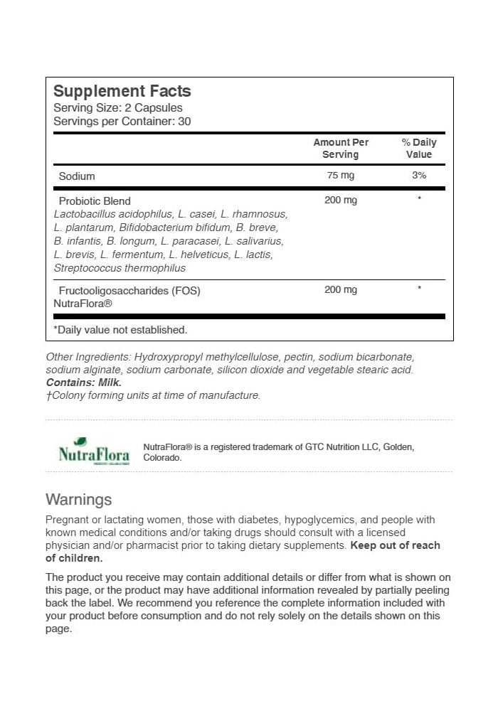 Vitacost Brand Vitacost Probiotic 15-35 - 35 Billion CFU - 60 Vegetarian Capsules - Image 3